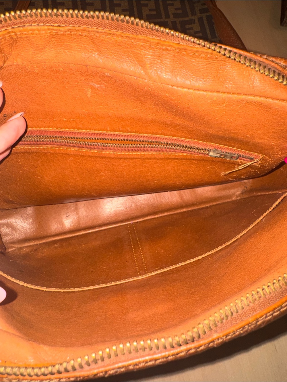 Vintage Louis Vuitton Brown Monogram Crossbody Messenger - Picture 5 of 6